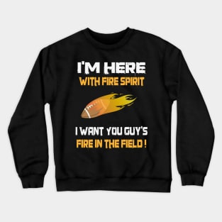 American Football Fan's Spirit Crewneck Sweatshirt